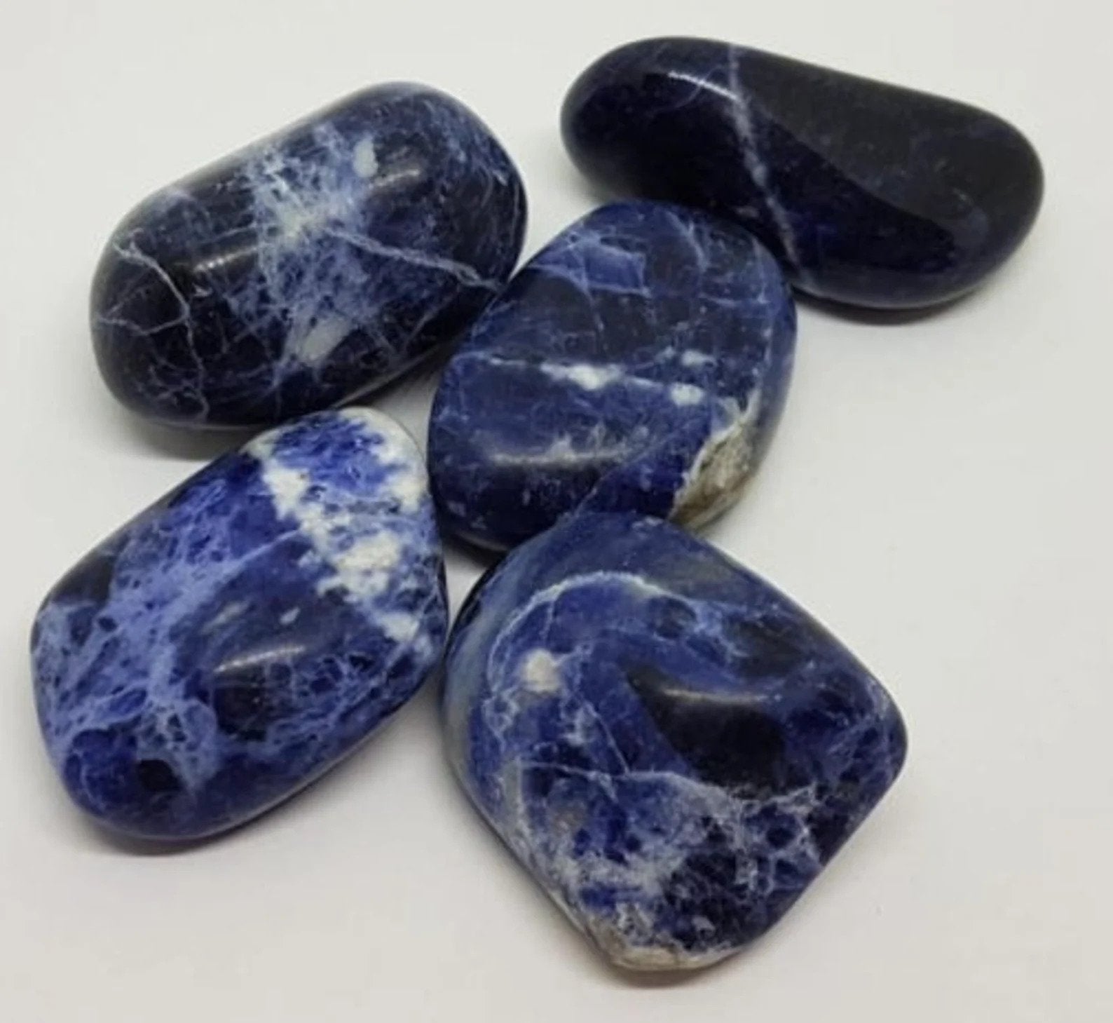 Sodalite Tumbled A Grade - Healing Stone