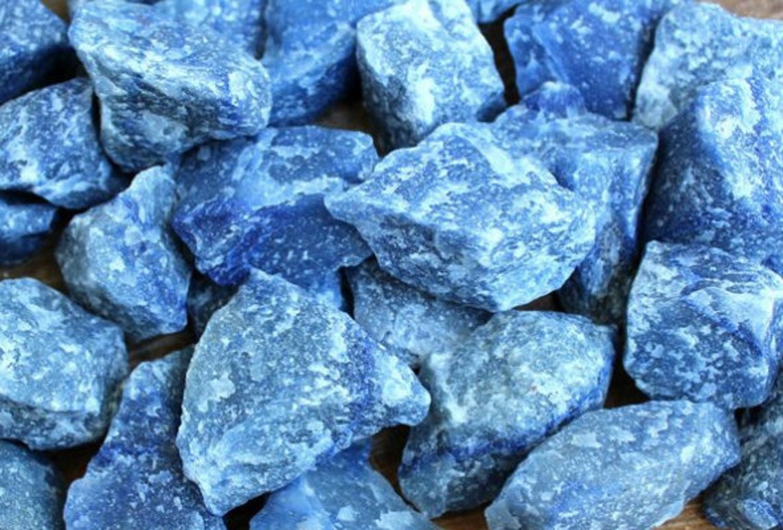 Blue Quartz Rough Natural Stones