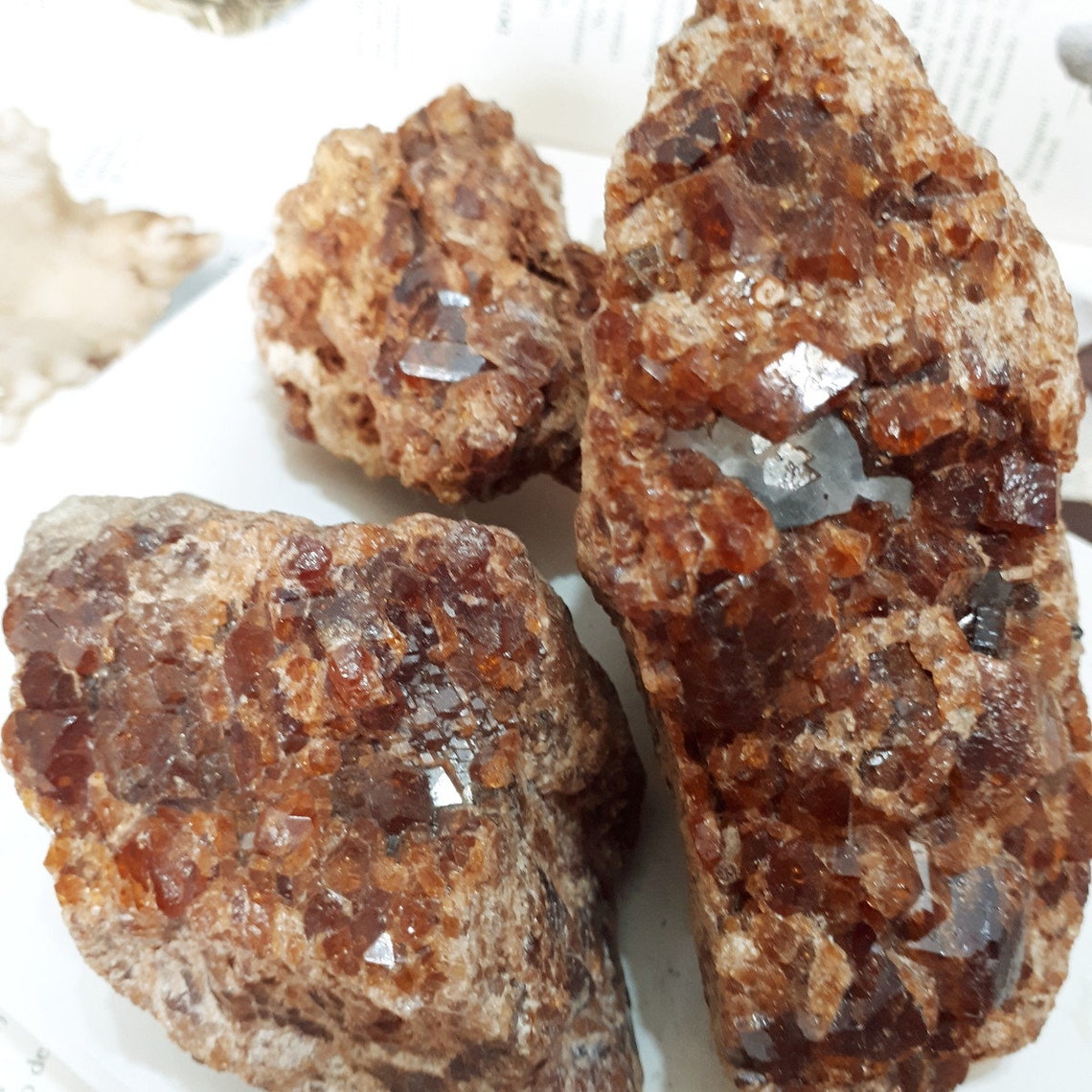 Garnet Gemstone, Rough Natural Stones