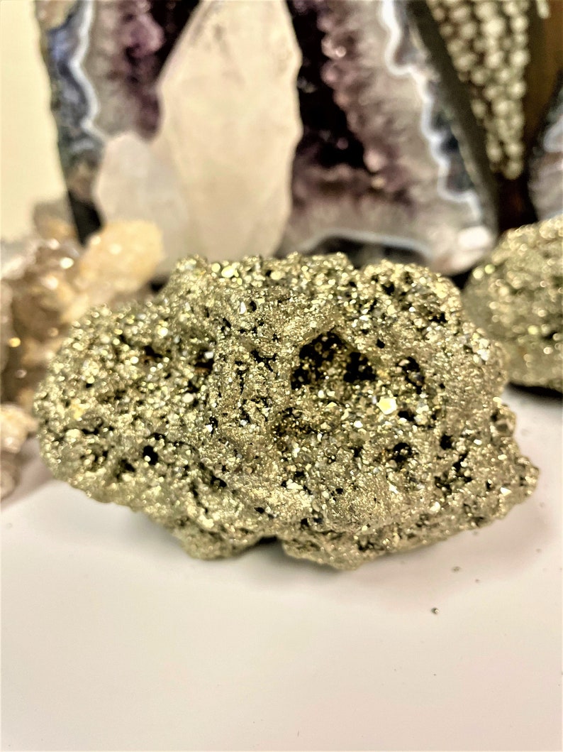 Natural Pyrite Specimen - Grade AAA
