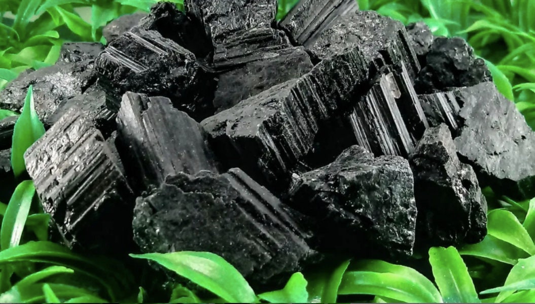 Raw Black Tourmaline Crystals