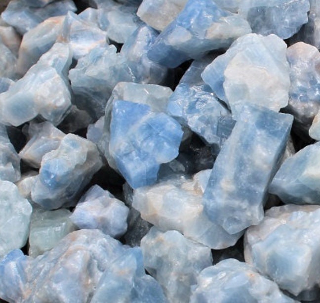Blue Calcite - Blue crystal