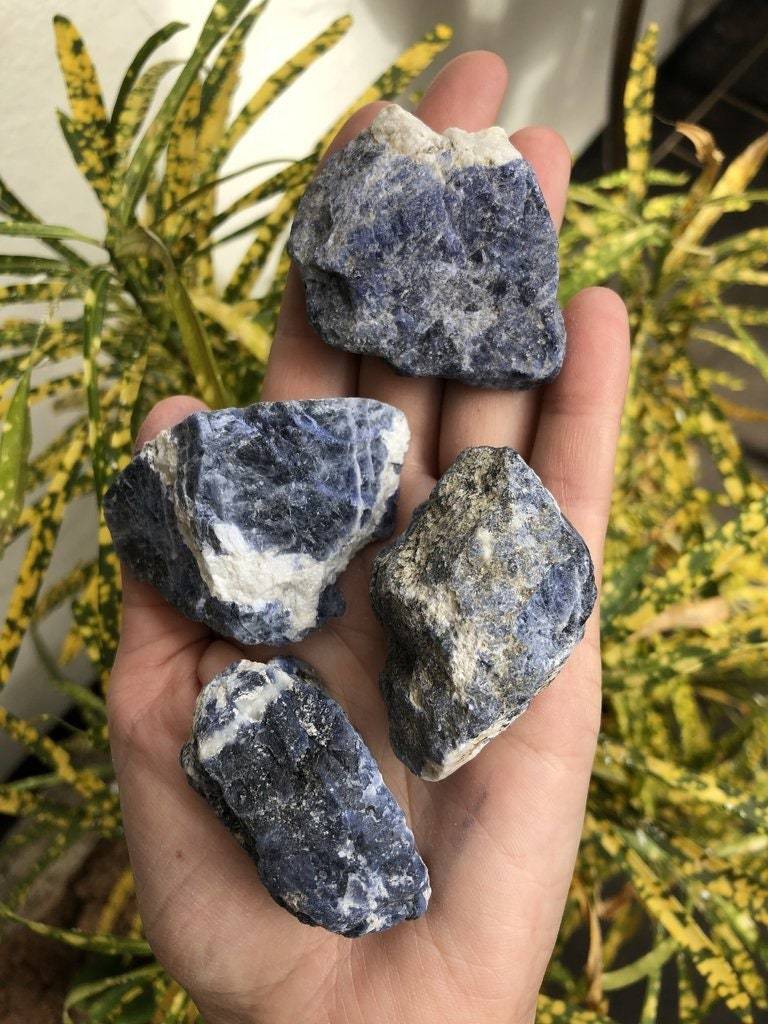 Raw Sodalite, Natural Stones Raw Sodalite